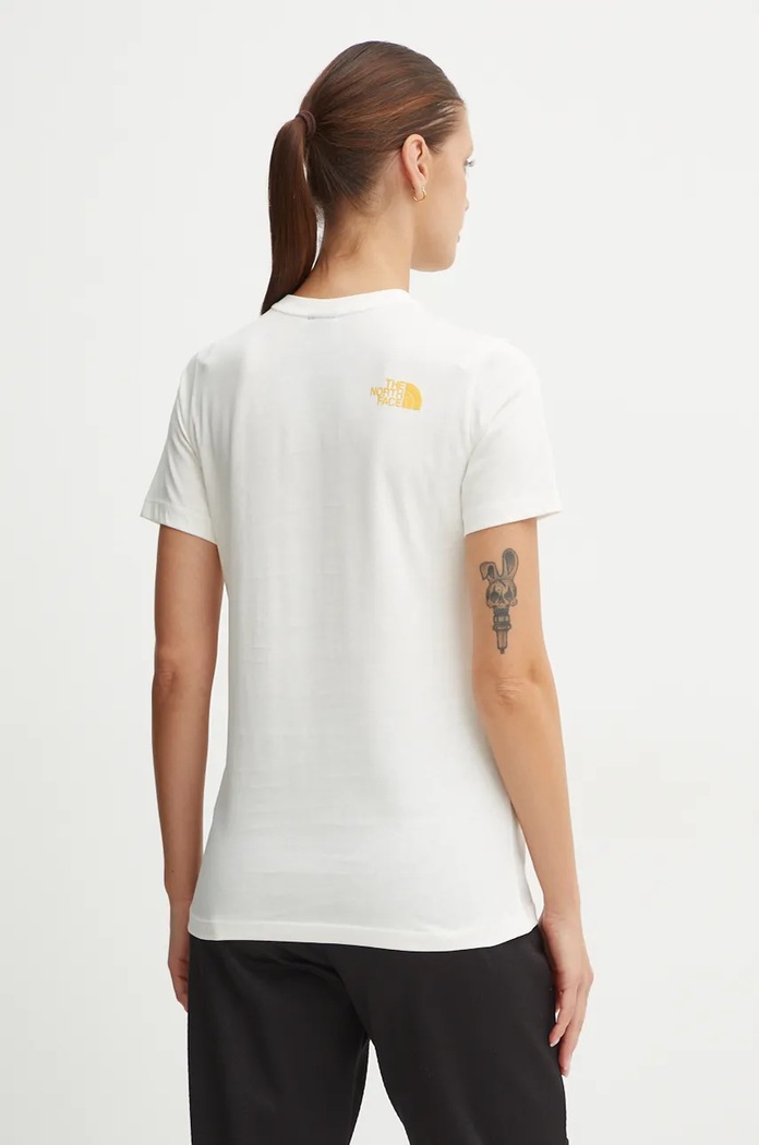 Îmbrăcăminte The North Face tricou din bumbac Tee -Seasonal Logo Pack NF0A89CTQLI1 alb