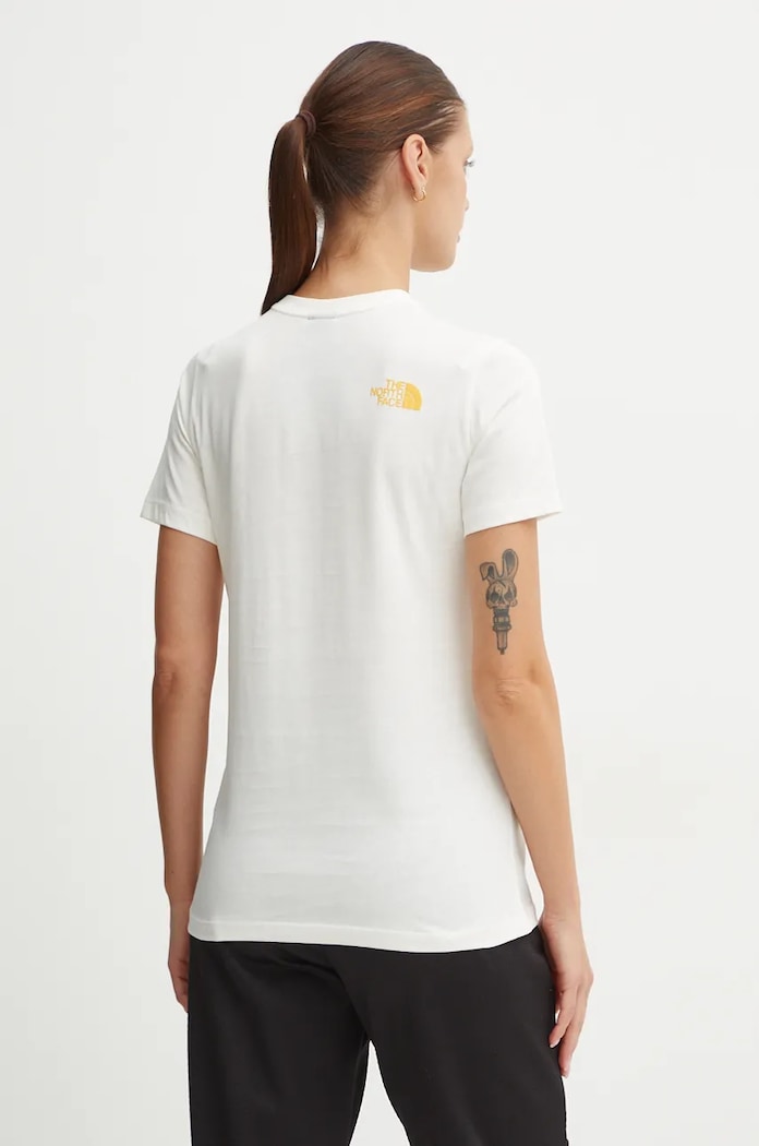Îmbrăcăminte The North Face tricou din bumbac Tee -Seasonal Logo Pack NF0A89CTQLI1 alb