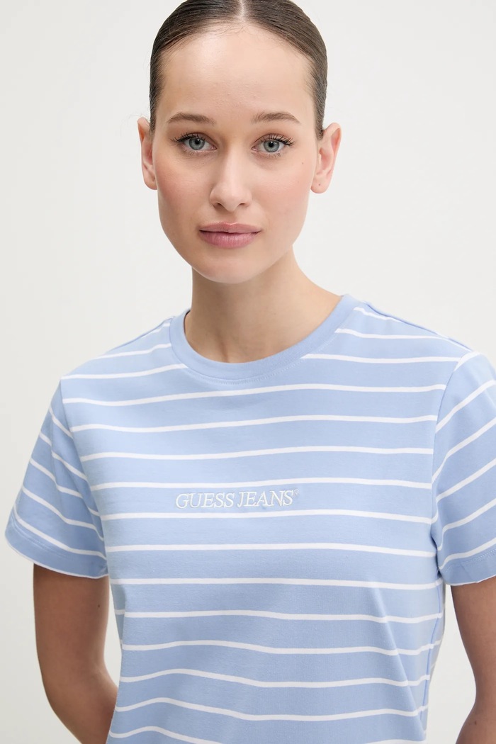 Guess Jeans t-shirt W4BI53.KCIE1 kék AW25