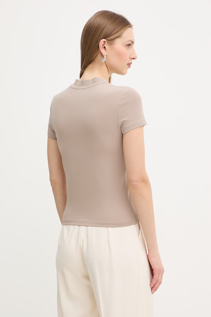 Oblečenie Guess tričko dámske s bavlnou W4BI26.J1314 béžová