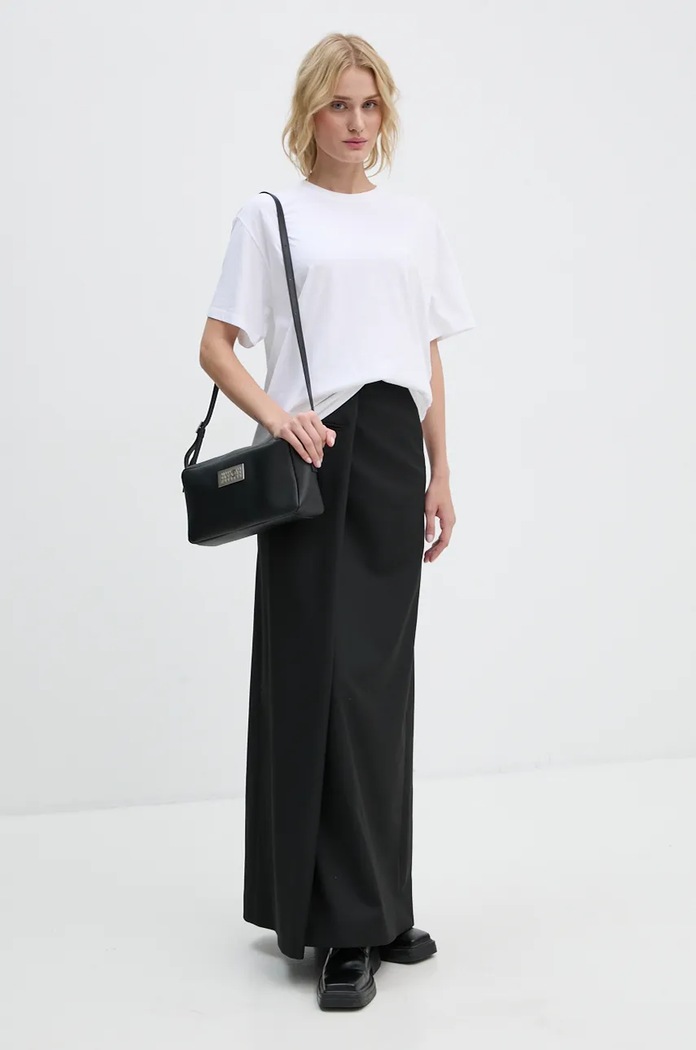 Βαμβακερό μπλουζάκι MM6 Maison Margiela S62GD0192.S23588 λευκό AW24