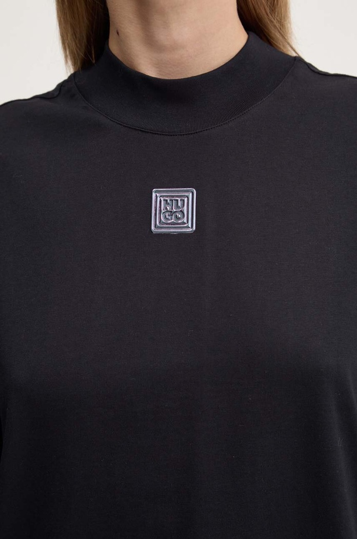 HUGO tricou din bumbac 50525752 negru