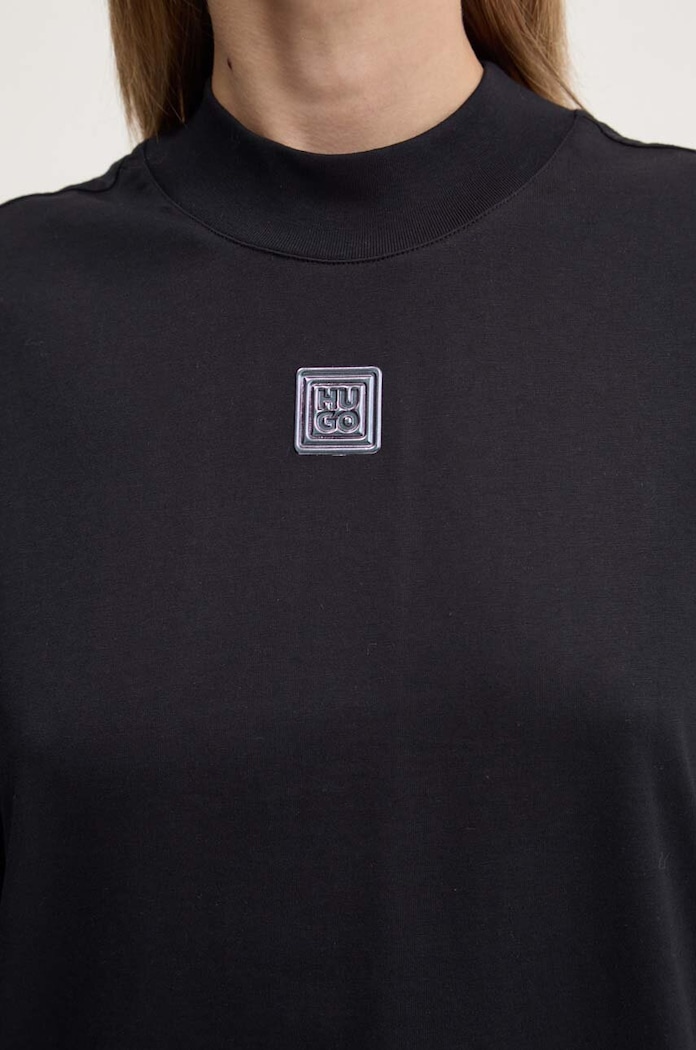 HUGO tricou din bumbac 50525752 negru