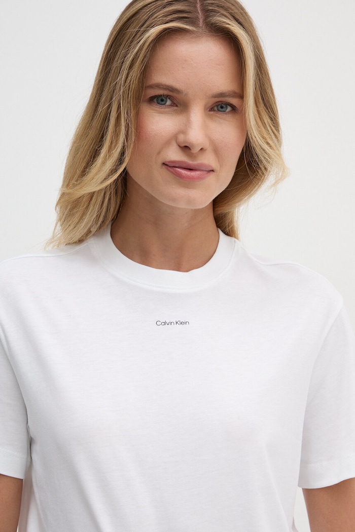 Tričko Calvin Klein K20K207519 bílá SS25