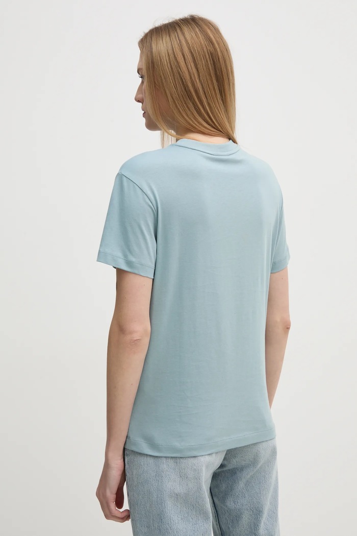 Oblečení Bavlněné tričko Calvin Klein K20K207519 modrá
