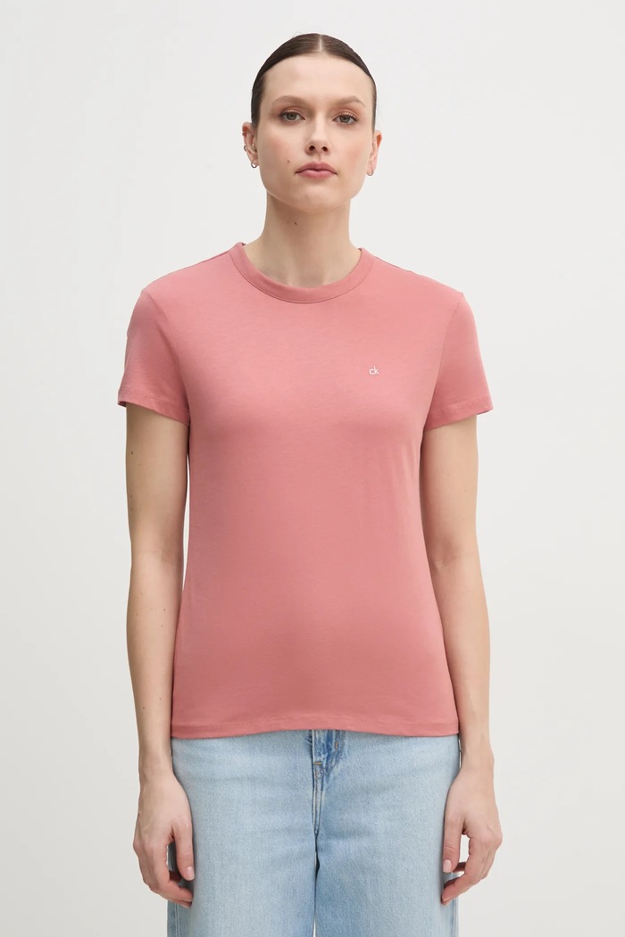 Calvin Klein t-shirt in cotone arancione K20K208061