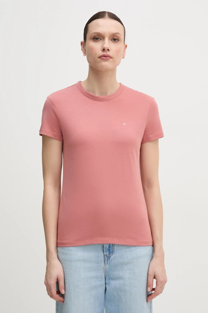 Calvin Klein t-shirt in cotone arancione K20K208061