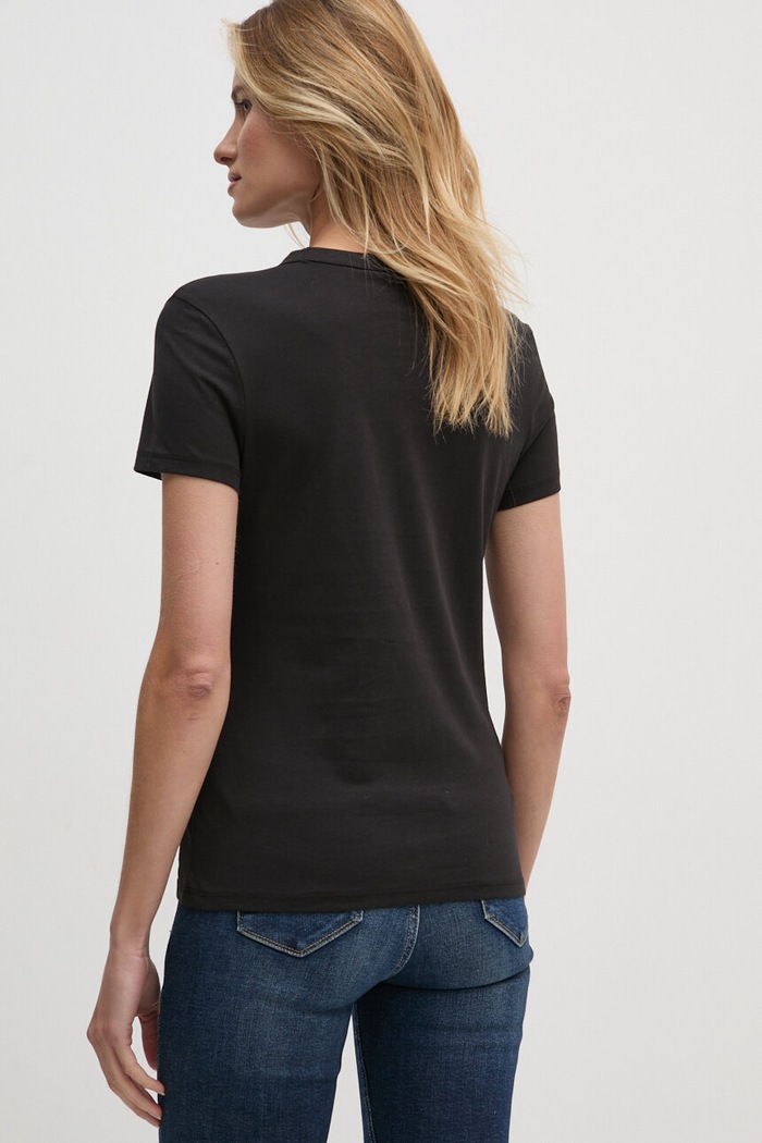 Oblečení Calvin Klein Bavlněné tričko Calvin Klein K20K208061 černá