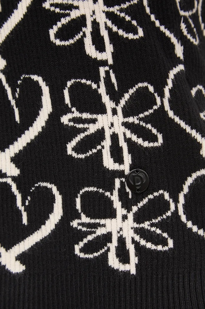 Desigual pulover COEURS 24WWTK98 negru