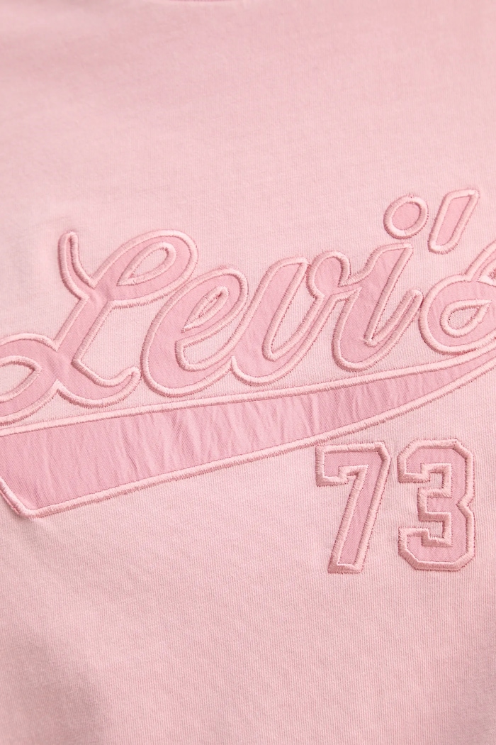 Bavlnené tričko Levi's A8804 ružová