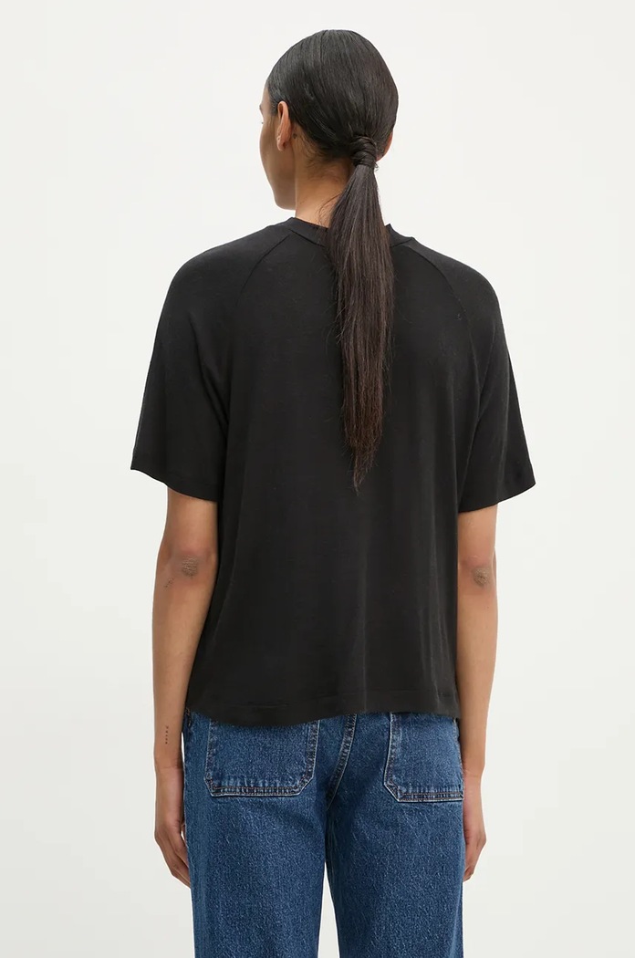 Odzież G-Star T-shirt z domieszką wełny D25051.D703 czarny