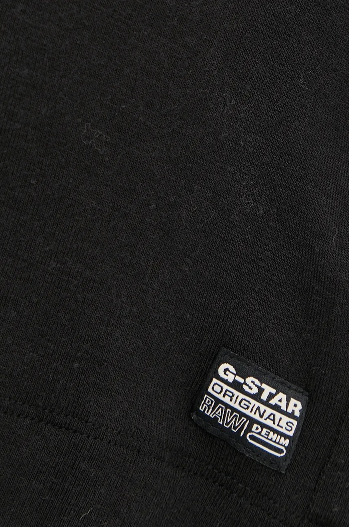 T-shirt z domieszką wełny G-Star czarny D25051.D703