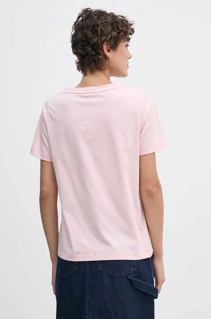 Îmbrăcăminte Tommy Hilfiger Tricou din bumbac WW0WW44177 roz