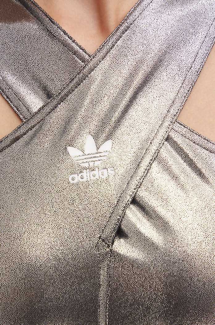 Top adidas Originals JM9261 stříbrná