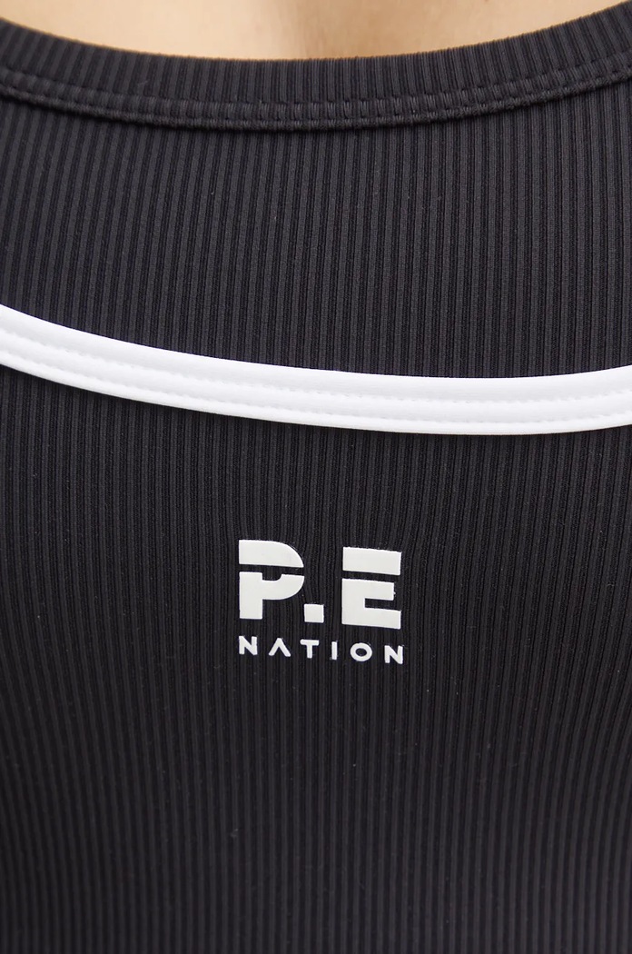 P.E Nation top de antrenament pentru femei Forward 243W134 negru