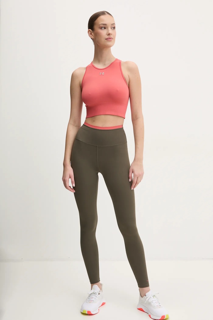 Top P.E Nation Restore Seamless 243W294 oranžová SS26
