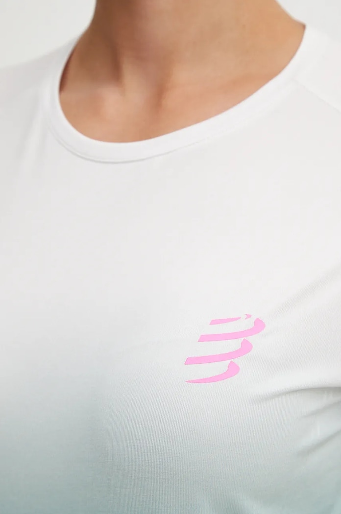 Bežecké tričko Compressport Performance ATSW493 zelená