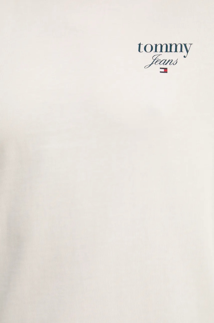 Tommy Jeans tricou din bumbac DW0DW18786 bej