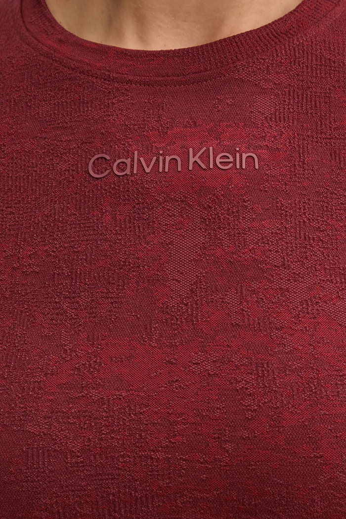 Тениска за трениране Calvin Klein Performance 00GWF4K102 бордо