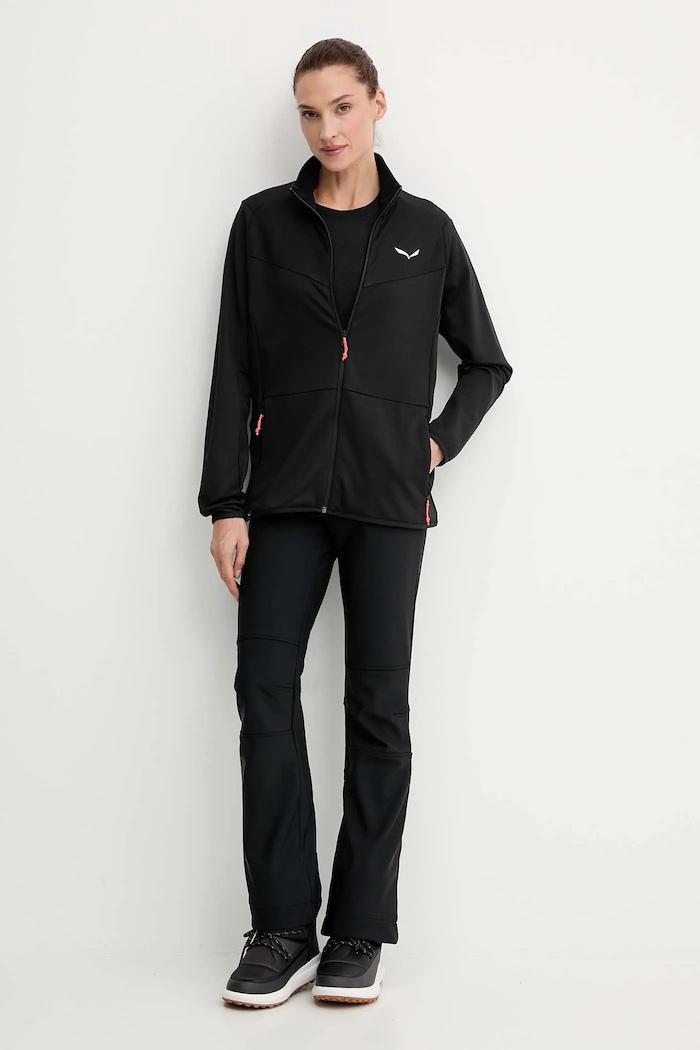 Športové tričko Salewa Eagle Minilogo 00.0000028855 čierna AW25
