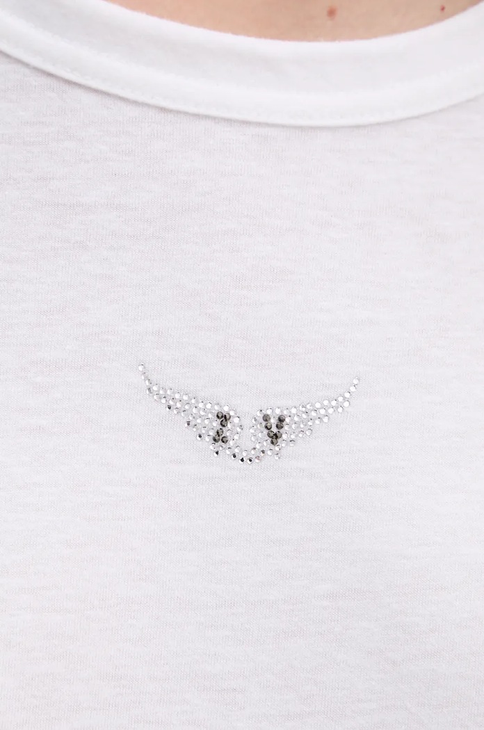 Μπλουζάκι ZADIG&VOLTAIRE JWTS01669 μπεζ