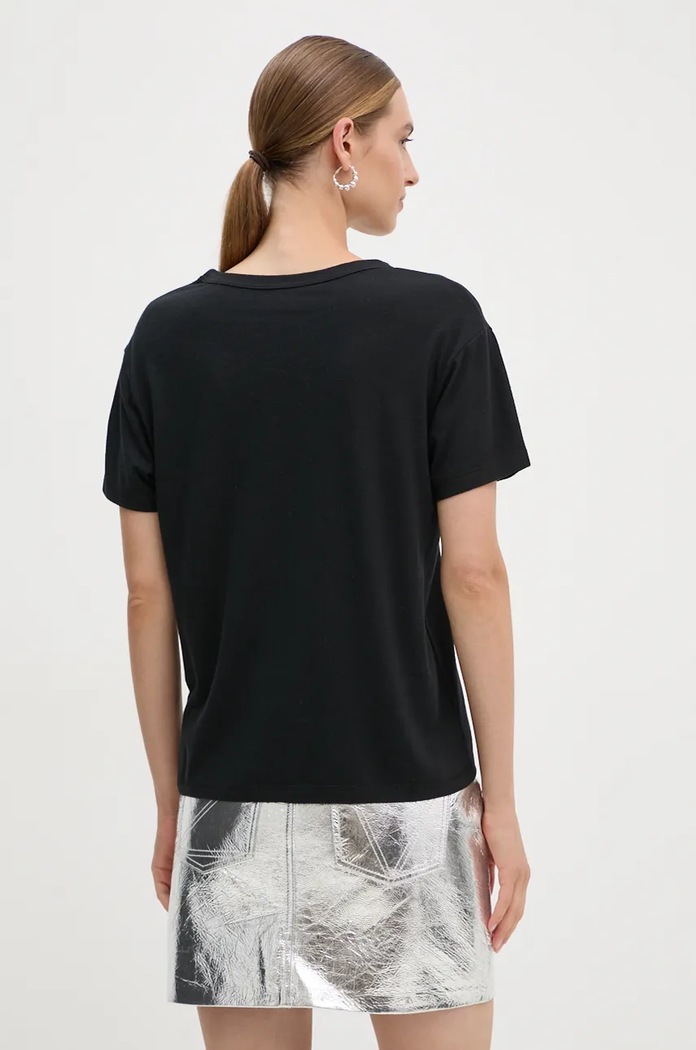 Odjeća Majica kratkih rukava ZADIG&VOLTAIRE JWTS01669 crna