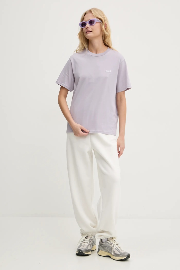 Volcom t-shirt bawełniany B3532409 fioletowy AW24