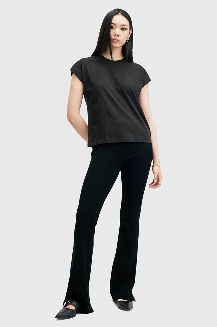 Памучна тениска AllSaints RUE TEE W185JB
