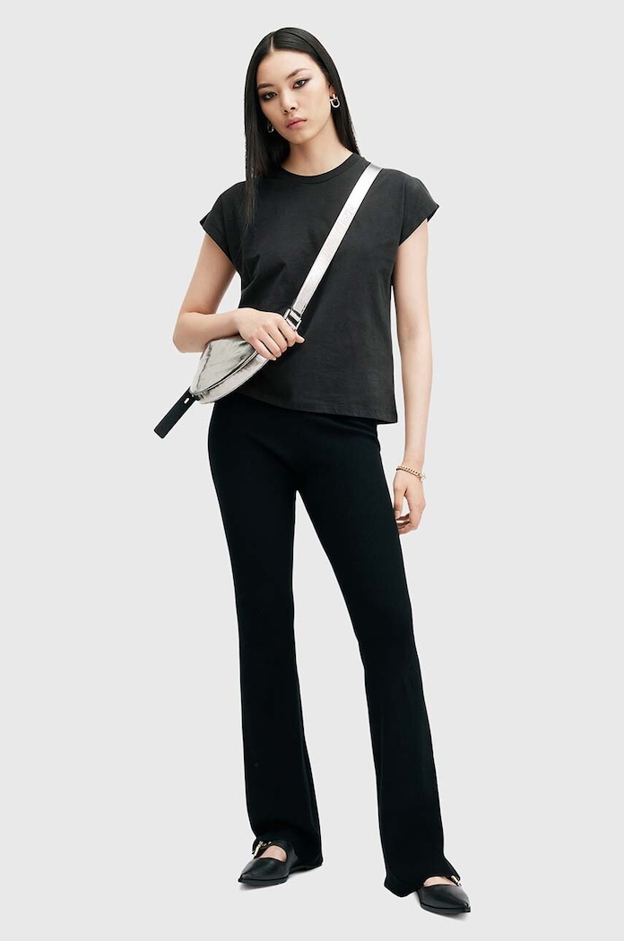 Памучна тениска AllSaints RUE TEE W185JB