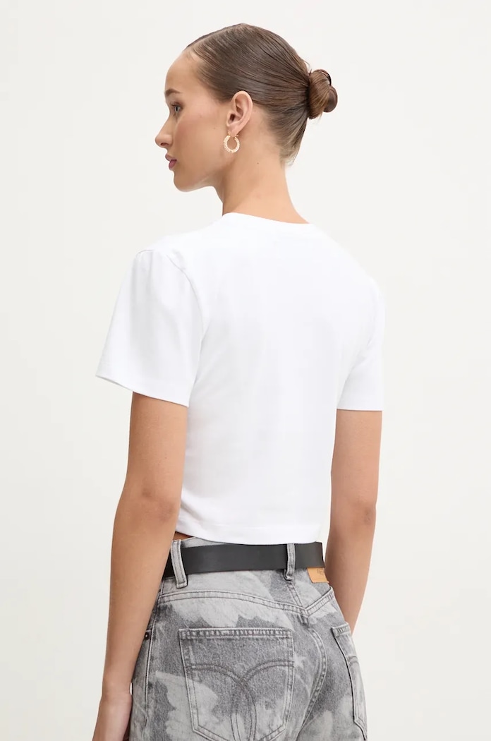 Odjeća Majica kratkih rukava Fiorucci W01FMTSH094CJ03WH01 bijela