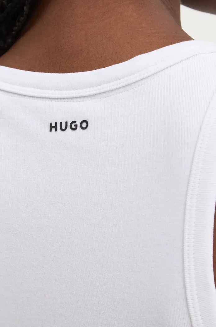 Top HUGO 50515651 λευκό