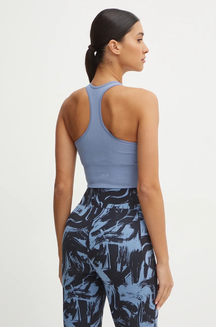 Îmbrăcăminte Casall sutien yoga Multi Rib 24130 albastru