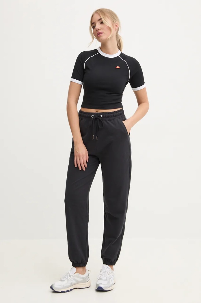 Majica kratkih rukava Ellesse CHEVALIER SGX20927 crna AW24