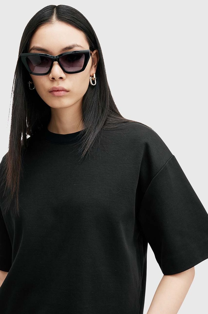 Bavlněné tričko AllSaints TILLIE TEE W050JA černá AW24