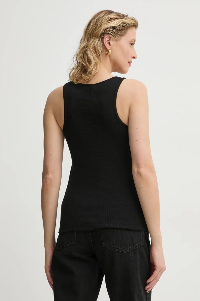 Odzież By Malene Birger top AMANI Q71679008Z czarny