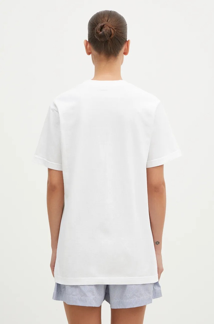 Clothing Sporty & Rich cotton t-shirt Running Man TO042S409RW white