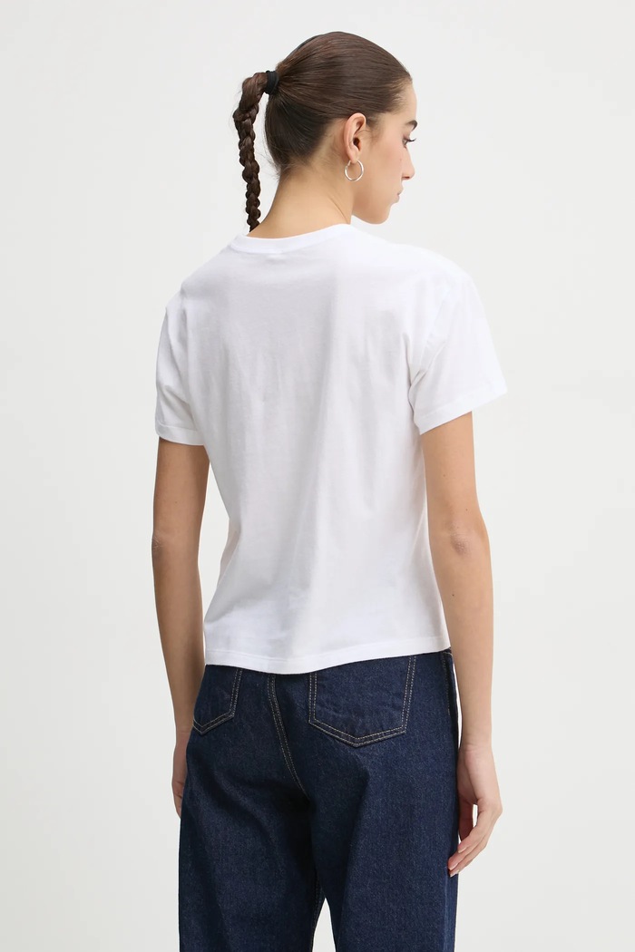 Odzież Hollister Co. t-shirt bawełniany KI339.3613.100 biały