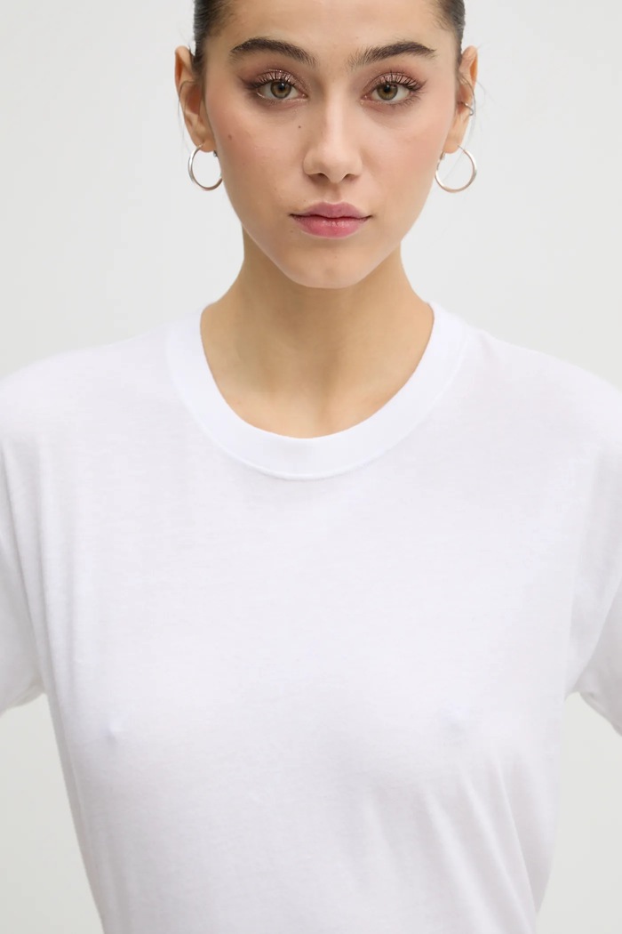Hollister Co. t-shirt bawełniany biały KI339.3613.100