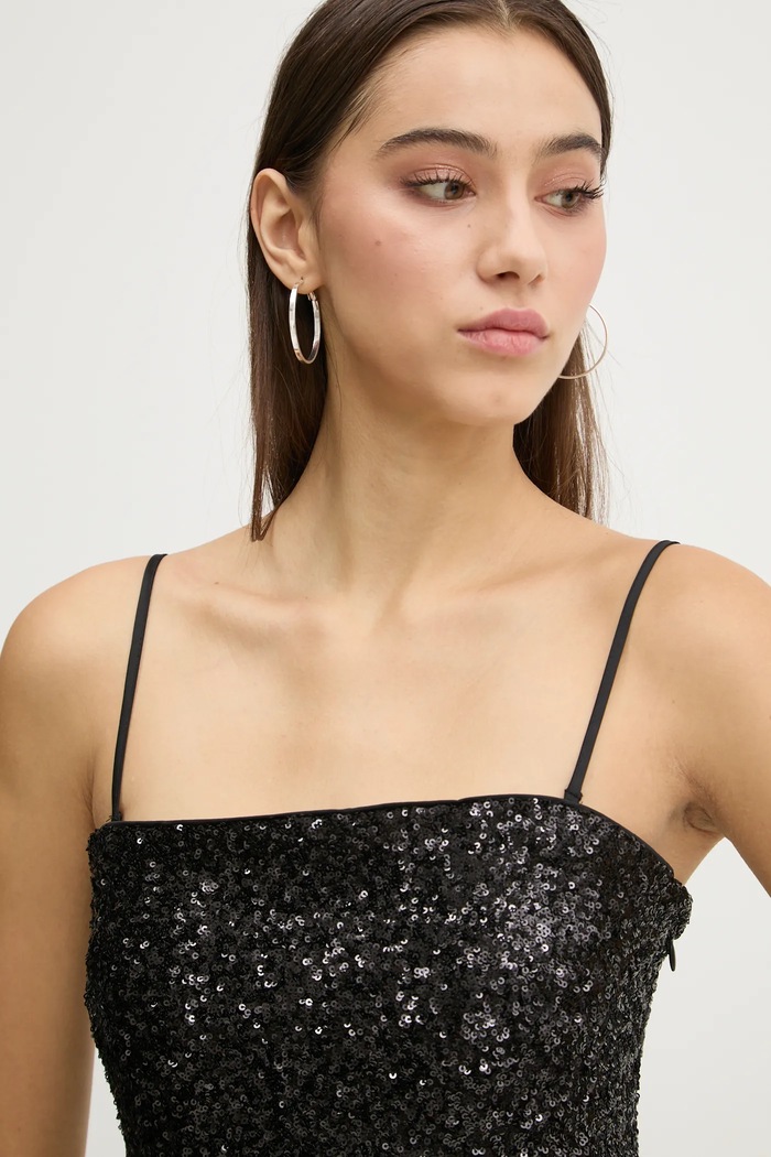 Μπλουζάκι Abercrombie & Fitch μαύρο KI140.4635.901