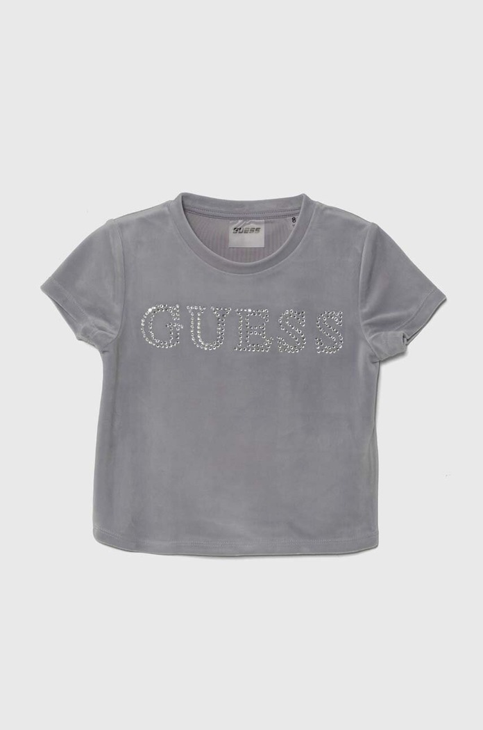Dětské tričko Guess s elastanem šedá J4YI48.KBXI2.9BYH