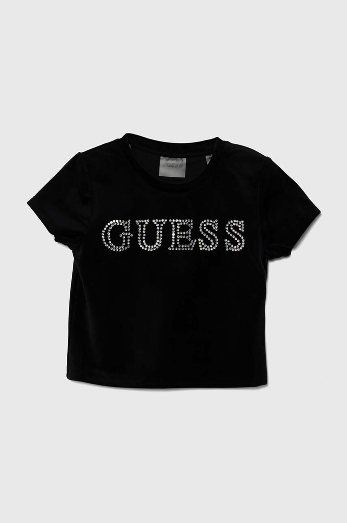 Детска тениска Guess еластичен черен J4YI48.KBXI2.9BYH