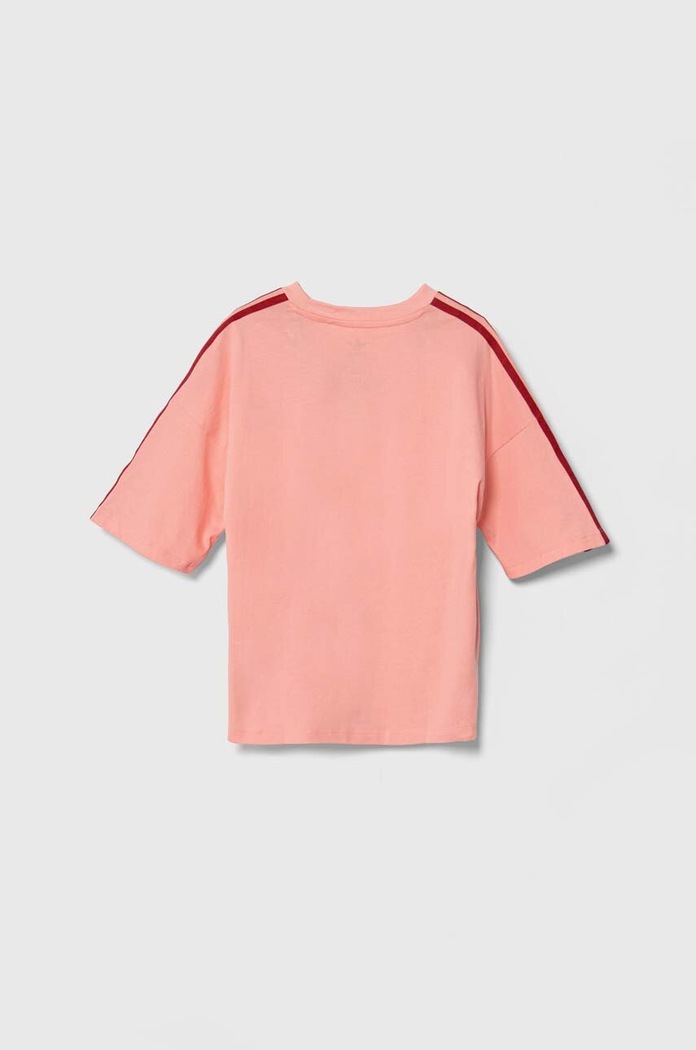 adidas Originals t-shirt bawełniany dziecięcy TEE IY9544 różowy AW24