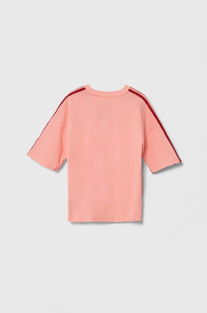 adidas Originals t-shirt bawełniany dziecięcy TEE IY9544 różowy AW24