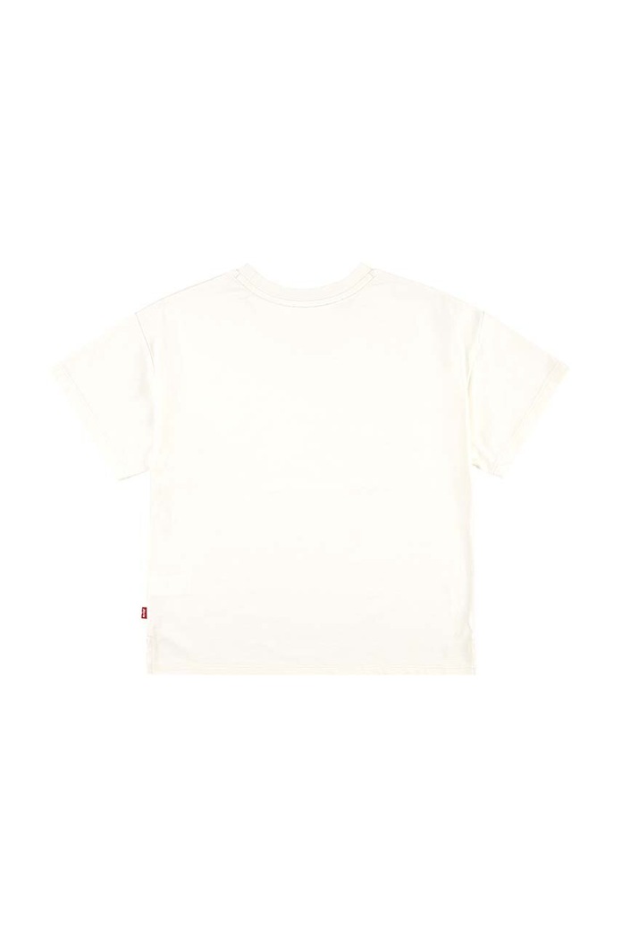 Levi's Tricou de bumbac pentru copii OVERSIZED LEVIS ROSE TEE 3EL489 bej AW24