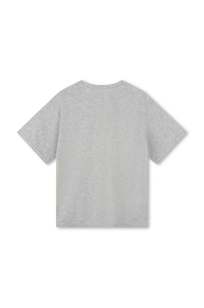 Dziewczynka DKNY T-shirt bawełniany dziecięcy D62060.156.162 szary