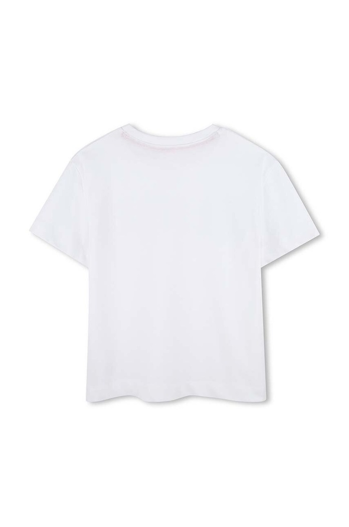 HUGO t-shirt bawełniany dziecięcy G00204.114.150 biały AW24