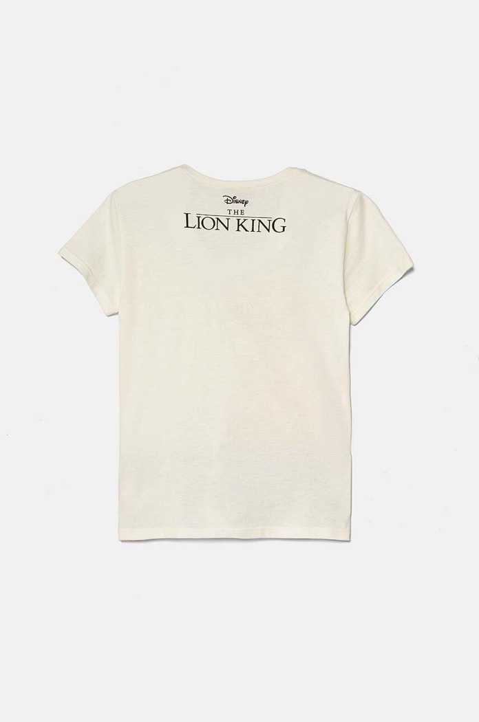United Colors of Benetton t-shirt bawełniany dziecięcy 3I1XC10LK.G.Seasonal beżowy AW24