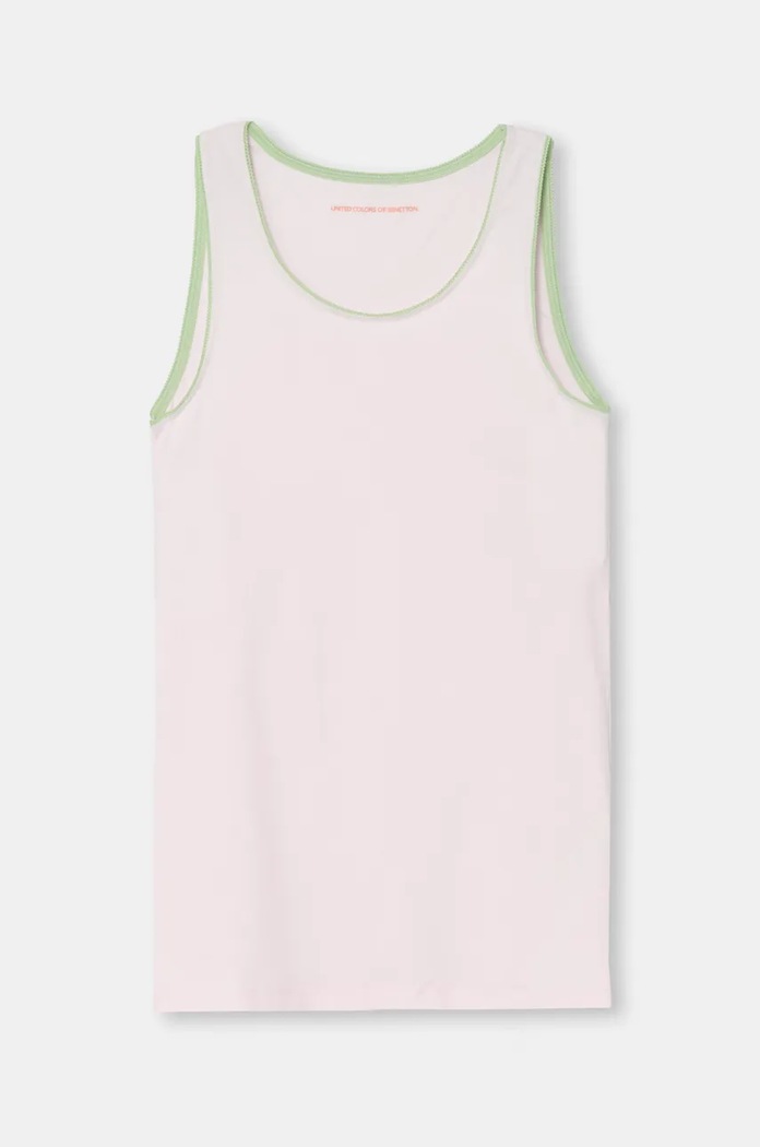 DÍVKA Dětský top United Colors of Benetton 2-pack 3SP20H00M.G.Seasonal růžová