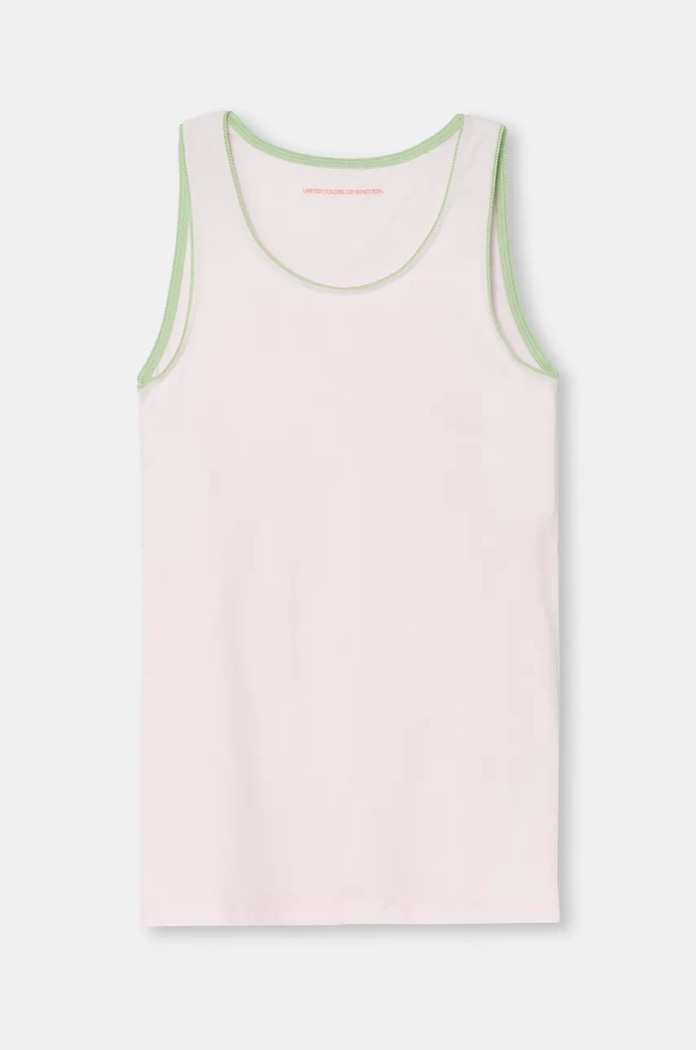 DÍVKA Dětský top United Colors of Benetton 2-pack 3SP20H00M.G.Seasonal růžová