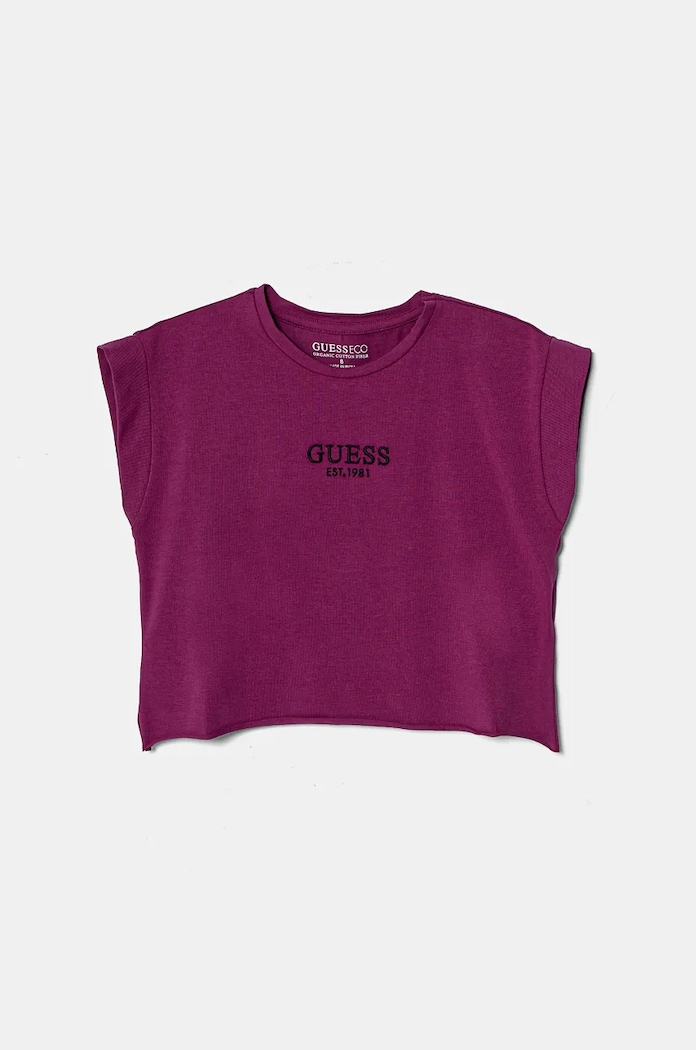 Dětské tričko Guess s elastanem fialová J4BI34.J1314.9BYH